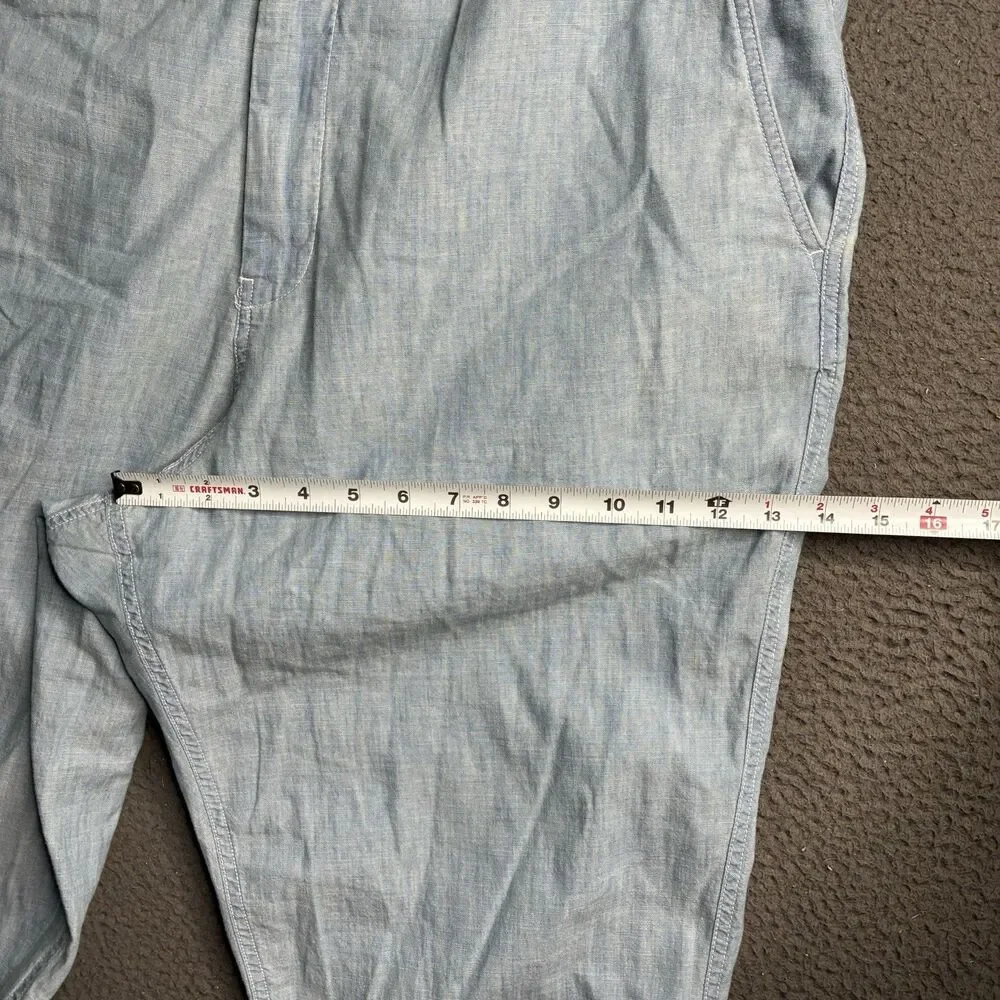 Polo Ralph Lauren Classic Fit Pant Men 2XL Blue Elastic Waist Drawstring Pony